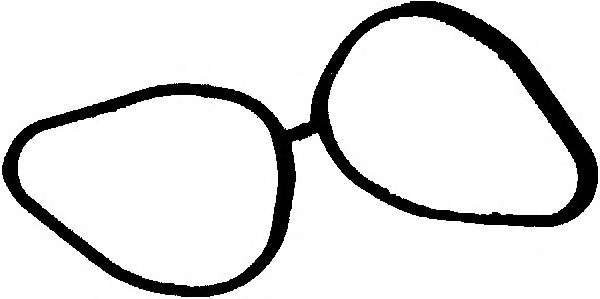 Прокладка колл.IN Opel 2.5V6 24V X25XE (3)