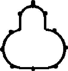 Прокладка коллектора впускного Ford Mondeo II 1.6-2.0i 96-00