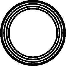 Прокладка, труба выхлопного газа