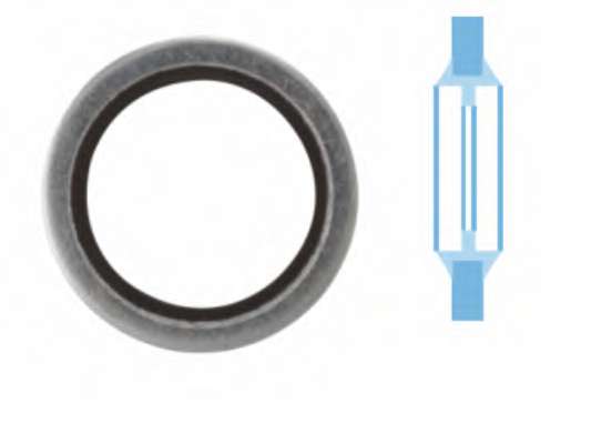 Прокладка-ущільнювач зливної пробки масляного піддона Opel Astra 1.9 CDTi 05-/Chevrolet Malibu седан IV 2.0 12-