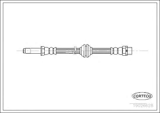 Шланг тормозной (передний) BMW 3 (E46) 99-