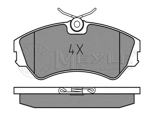Колодки тормозные (передние) VW T4 91-03