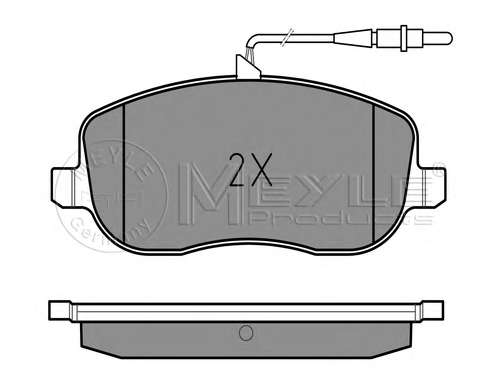 Колодки тормозные (передние) Fiat Scudo/Peugeot Expert 2.0JTD/HDI 96-