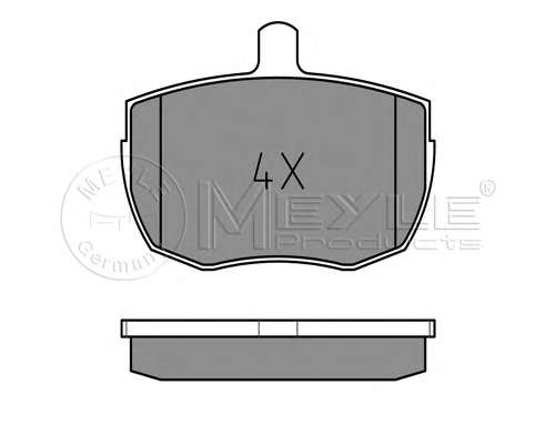 Колодки тормозные (передние) Ford Transit -91/Daf 400/Iveco Daily 1 40-10