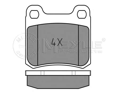 Колодки тормозные (задние) MB E-class (W201/W124)
