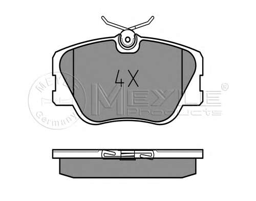Колодки тормозные (передние) MB (W124/W201) 84-98
