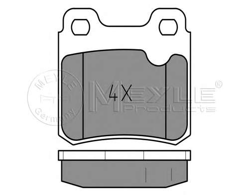 Колодки тормозные (задние) Opel Astra F/Kadet E/Vectra A 1.8-2.0 86-98