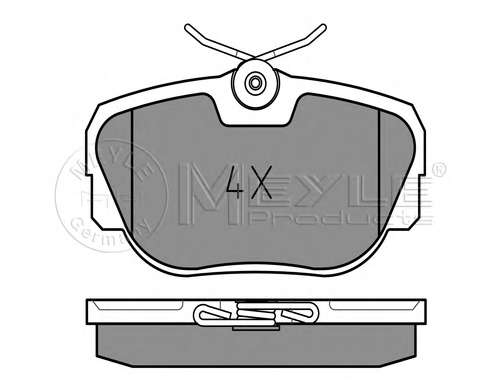 Колодки тормозные (передние) BMW 3 (E30)/Z1 1.6-2.7 82-94