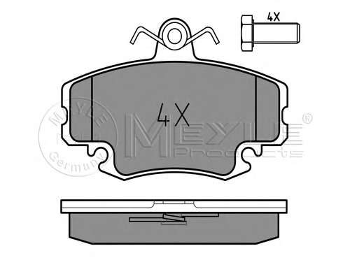 Колодки тормозные (передние) Dacia Logan 04-/Renault Symbol/Clio/Megane/Peugeot 309
