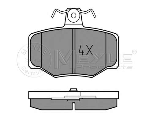 Колодки тормозные (задние) Nissan Almera/ Primera 90-06