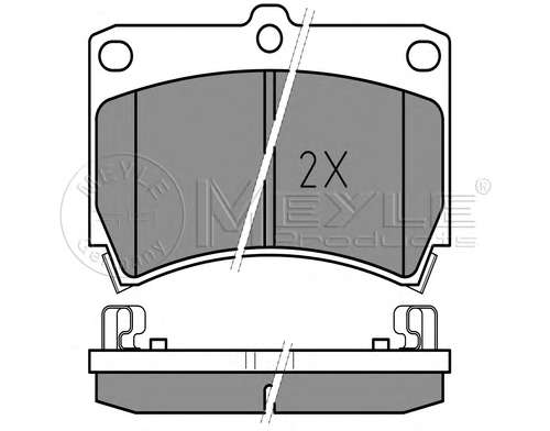 Колодки тормозные (передние) Kia Rio 00-05/Mazda 323 89-98/121 II 90-96