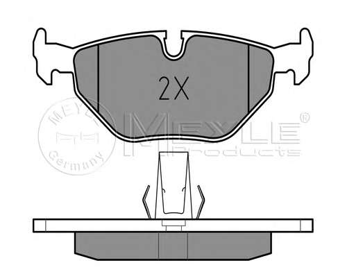 Колодки тормозные (задние) BMW 5 (E39) 95-