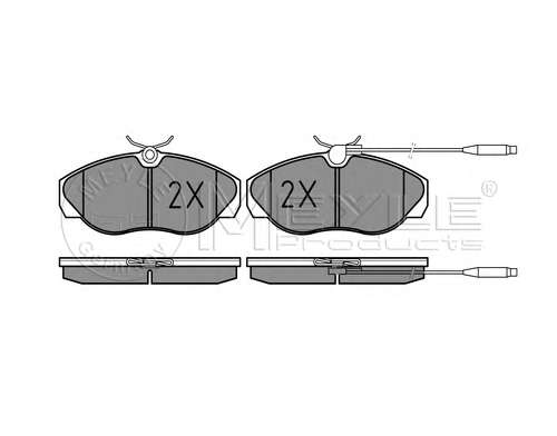 Колодки тормозные (передние) Fiat Ducato 94-02