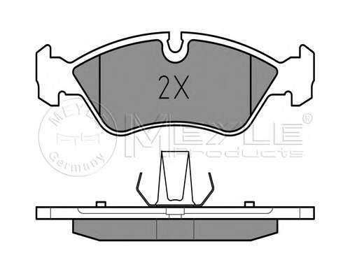 Колодки тормозные (передние) Opel Astra F/Vectra -03