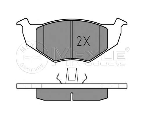 Колодки тормозные (передние) Seat Cordoba/Ibiza II 93-02/VW Golf III 91-99/Polo 95-02