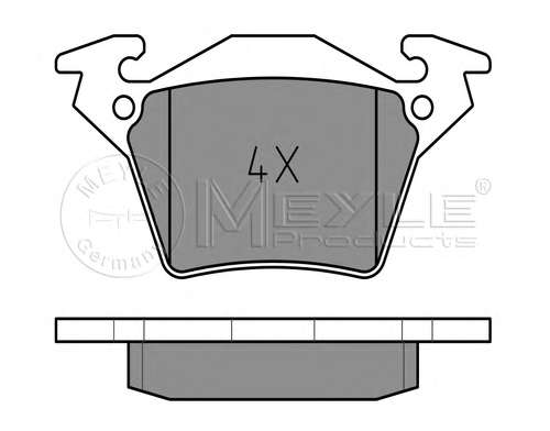 Колодки тормозные (задние) MB Vito (W638) CDI 98- (Bosch)