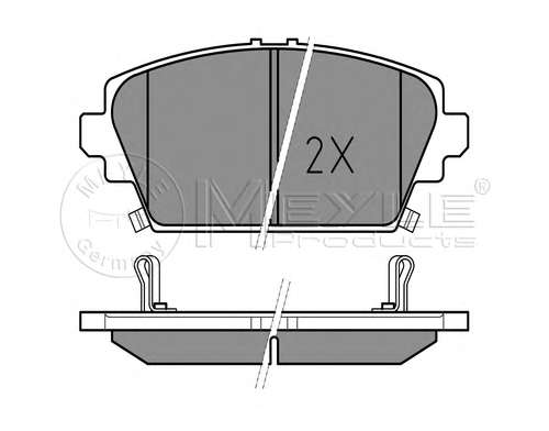 Колодки тормозные (передние) Honda Accord VI/MG ZR/MG ZS/Nissan Almera Tino/Primera 98-