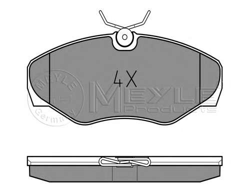 Колодки тормозные (передние) Renault Trafic/Opel Vivaro 01-
