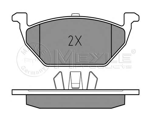 Колодки тормозные (передние) VW Caddy 03-