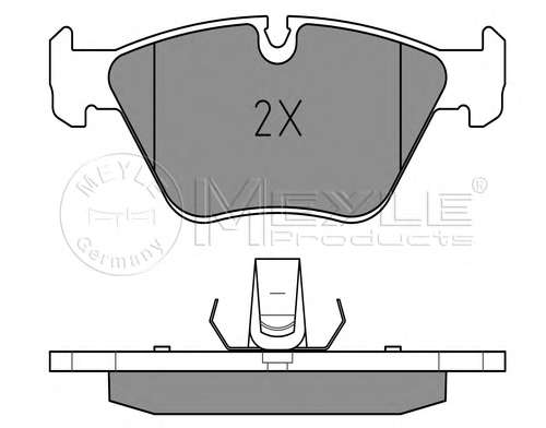 Колодки тормозные (передние) BMW 3 (E46) 98-07/ X3 (E83)03-11 (Ate)