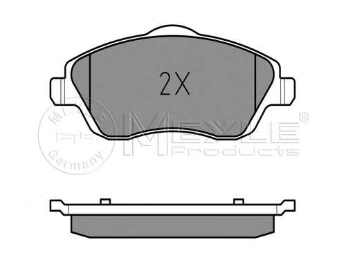 Колодки тормозные (передние) Opel Combo 01-04