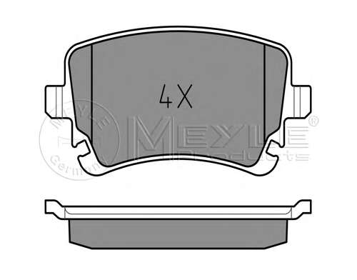 Колодки тормозные (задние) VW T5 03- (Lucas)