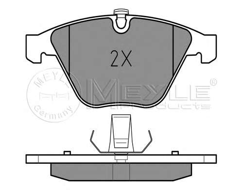 Колодки тормозные (передние) BMW 3 (E90/E92/E93) 01-13 (Ate)