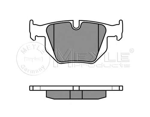 Колодки тормозные (задние) BMW 3 (E90-E93) 05-