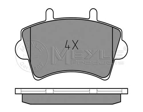 Колодки тормозные (передние) Renault Master 98- R16