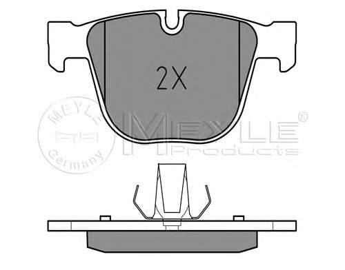 Колодки тормозные (задние) BMW 5 (E60/65)/X5 (E70/F15)/X6 (E71/E72) 3.0-4.4 08-