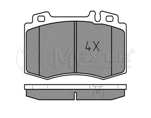 Колодки тормозные (передние) MB C-class (W203)/E-class (W211)/CLK-class (C209) 98-  