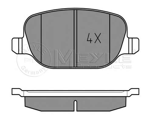 Колодки тормозные (задние) Alfa Romeo/Lancia Thesis 02-12