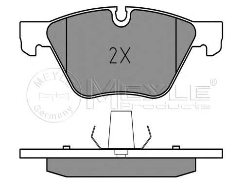 Колодки тормозные (передние) BMW 5 (E60/E61) 03-10