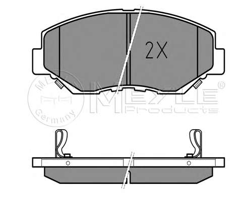 Колодки тормозные (передние) Honda Accord VII 03-08/CR-V II 01-07/CR-V IV 13-/Civic IX/X 14-