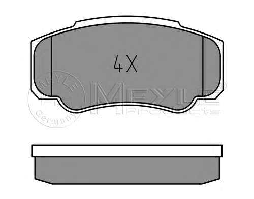 Колодки тормозные (задние) Fiat Ducato/Peugeot Boxer 02-