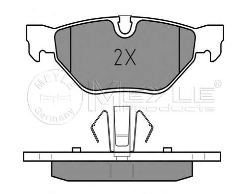 Колодки тормозные (задние) BMW 3 (E90-E93) 04-13 (Ate)