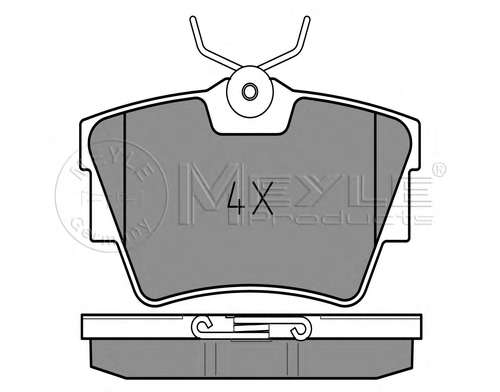 Колодки тормозные (задние) Renault Trafic/Opel Vivaro 01-