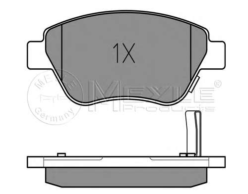 Колодки тормозные (передние) Opel Corsa D 06-