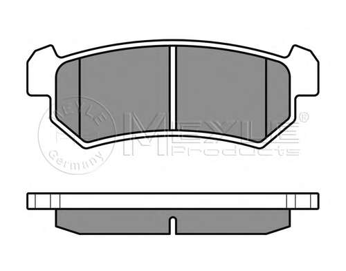Колодки тормозные (задние) Chevrolet Lacetti 05-