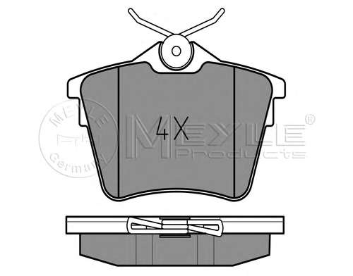 Колодки тормозные (задние) Citroen C5 08-/Peugeot 407 04-/607 00-11