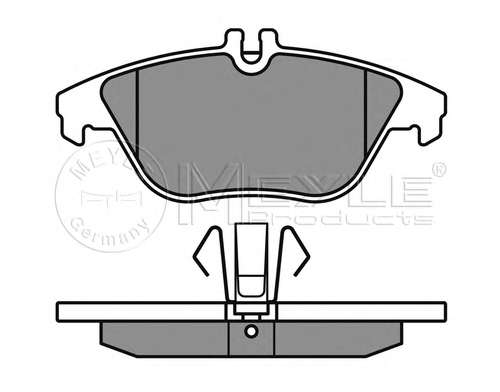 Колодки тормозные (задние) MB C-class (W204/C204)/E-class (C207/A207) 1.6-5.5 07- (Ate)