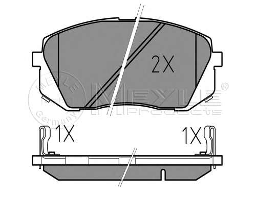 Колодки тормозные (передние) Hyundai i40/ix35/Kia Sportage 10-