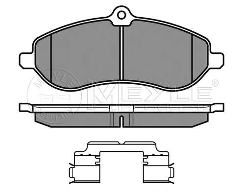 Колодки тормозные (передние) Fiat Scudo 07-