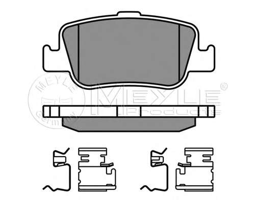 Колодки тормозные (задние) Toyota Auris 06-/Corolla 1.3-2.0D 12- (Bosch)
