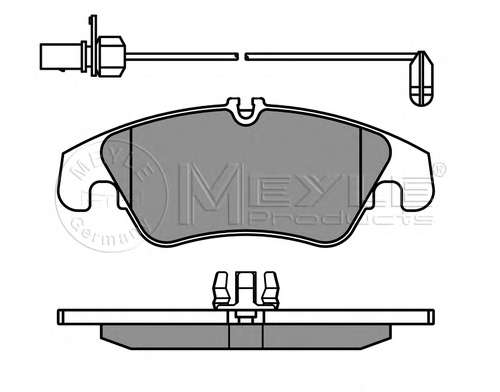 Колодки тормозные (передние) Audi A4/A5/Q5 07-