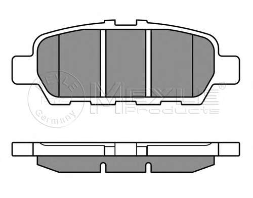 Колодки тормозные (задние) Infiniti EX/Nissan Cube/Juke/Leaf/Renault Koleos/Suzuki Grand Vitara 05-