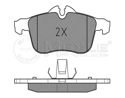 Колодки тормозные (передние) Opel Combo 01- (Ate)