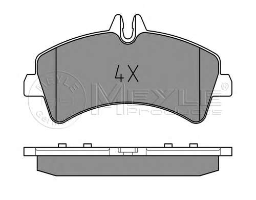 Колодки тормозные (задние) MB Sprinter 509-519 CDI/VW Crafter 50 06- (спарка)