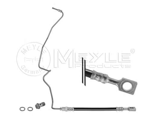 Шланг тормозной (задний) VW Golf IV/Skoda Octavia 96- (L)