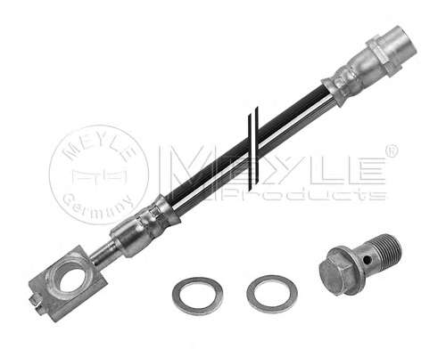 Шланг тормозной (задний) Audi A4 1.6-2.0/1.9-2.7TDI 00-09 (295mm)